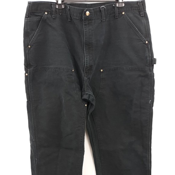 Carhartt Pants Carhartt Double Knee Mens Black Carpenter Pants Size
